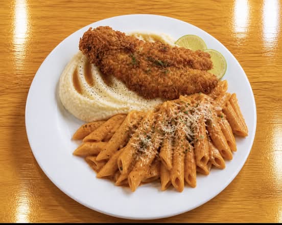 Fried whitey fish platter