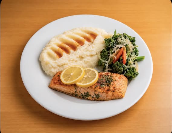 Baked salmon