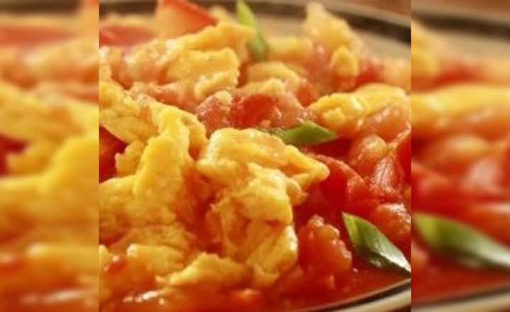 Fried Tomato & Eggs