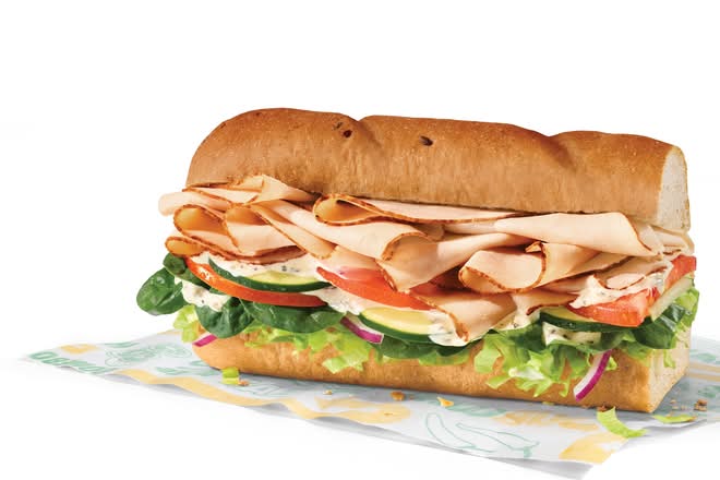 Turkey & Ranch Delite (6'')