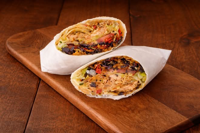Hot Crunch Chicken Wrap*