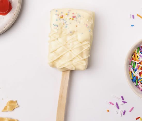 Ice cream Rice Krispie pop