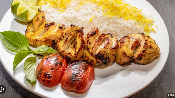 Chicken Shish Kebab Plate (halal)