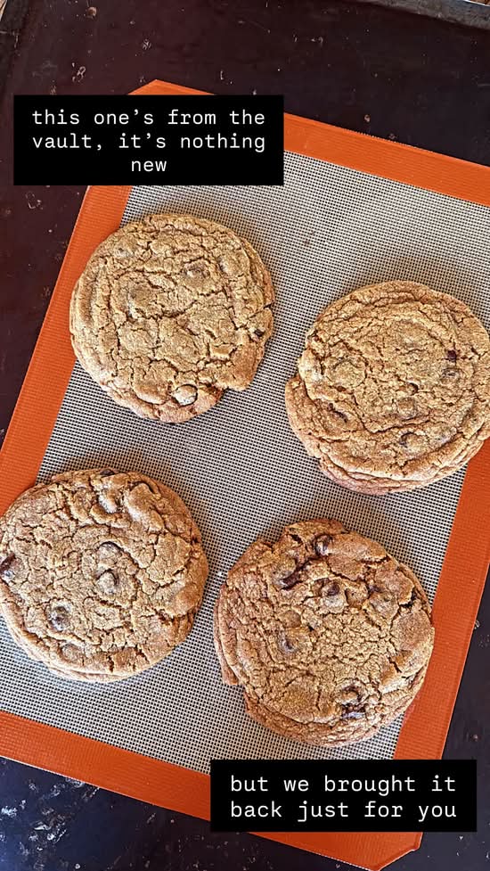 Vintage Chocolate Chip Cookie