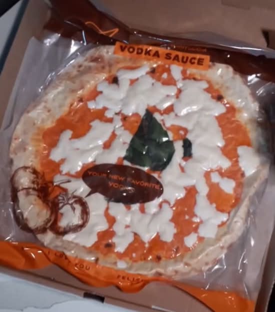 Frozen Vodka Pizza