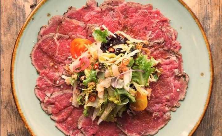 Beef Carpaccio *Contains Fish