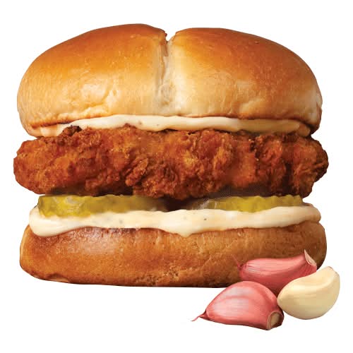 Creamy Garlic Chicken Sandwich