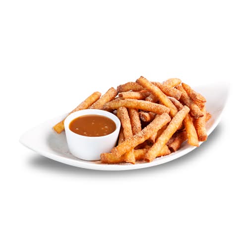 Funnel Cake Stix with Caramel