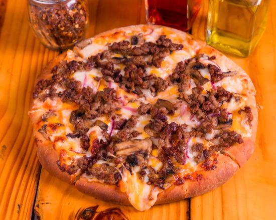 Old Fashioned Hamburger Pizza