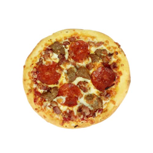 Three Meat Pizza
