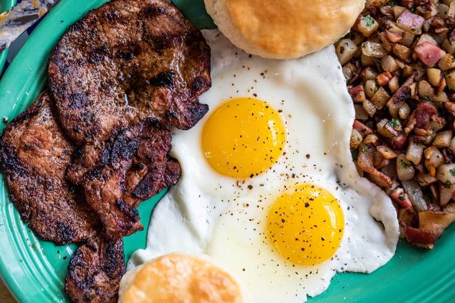 Pork Chops & Eggs