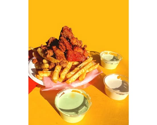 Bros'ter Strips & Papitas