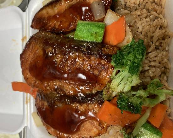 Hibachi Salmon