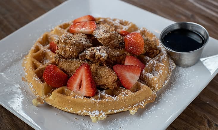 Crispy Chicken + Waffles