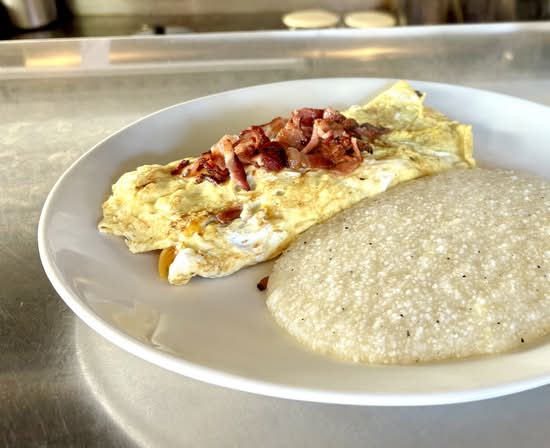 Bacon & Cheddar Omelette