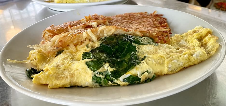 Spinach & Feta Omelette