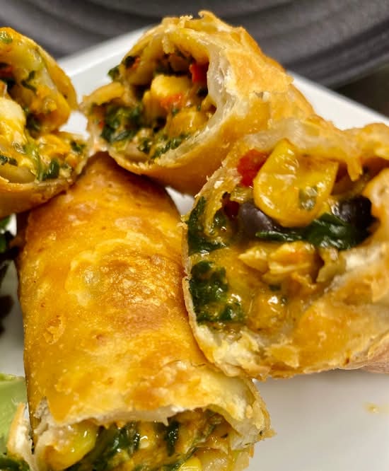Southwest Chicken Egg Rolls