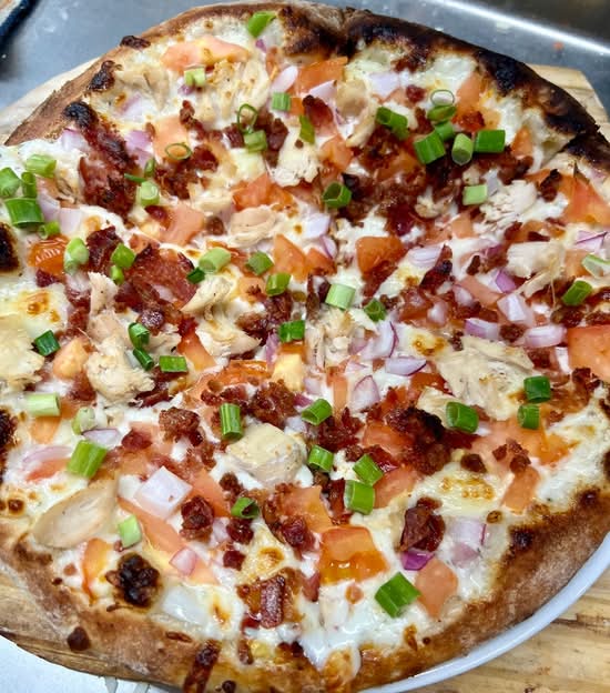 Chicken Bacon Ranch Pizza