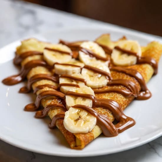 Biscoff Banana Crepe