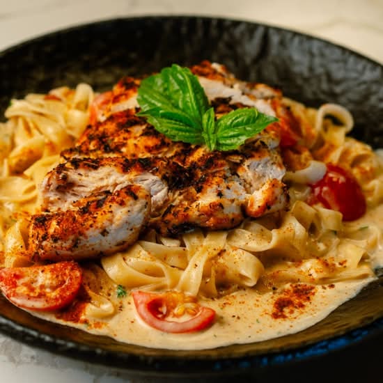 Blackened Chicken Alfredo