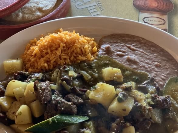 Carne en Chile Verde