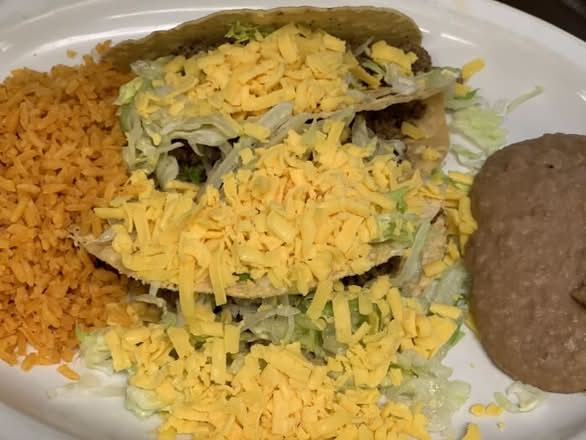 Golden Ground Beef Tacos