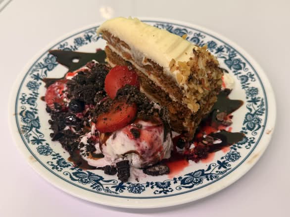 Triple layer carrot cake