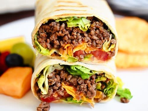 Cheese Beef Wrap