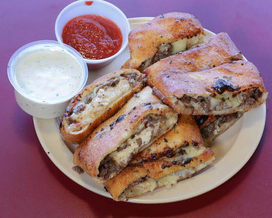 Philly Cheesesteak Stromboli