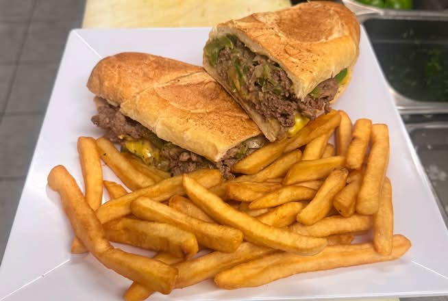 Philly Cheesesteak with Fries