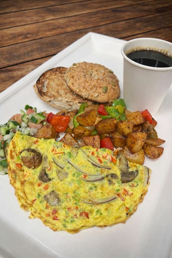 Vegetable Omelette Platter