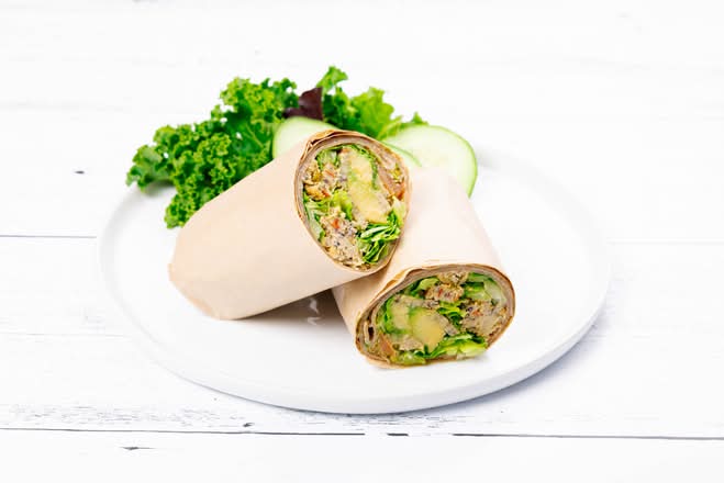 Quinoa Salmon Wrap