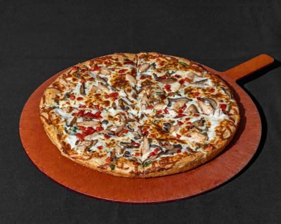 Chicken Alfredo Pizza