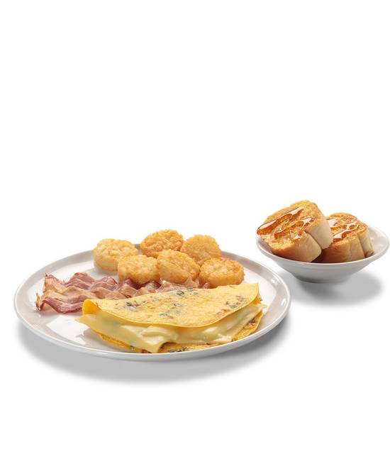 Mega Desayuno (Omelet con Queso)