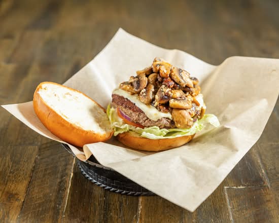 Garlic Mushroom Burger