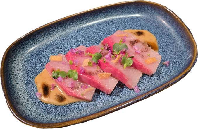 Truffle sesame Hamachi..