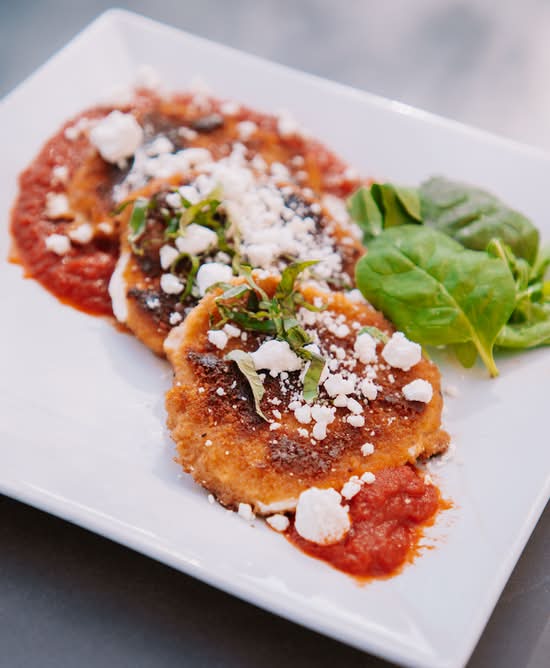 Pan Seared Mozzarella