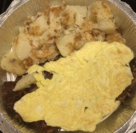 Corned Beef Hash & Eggs Platter