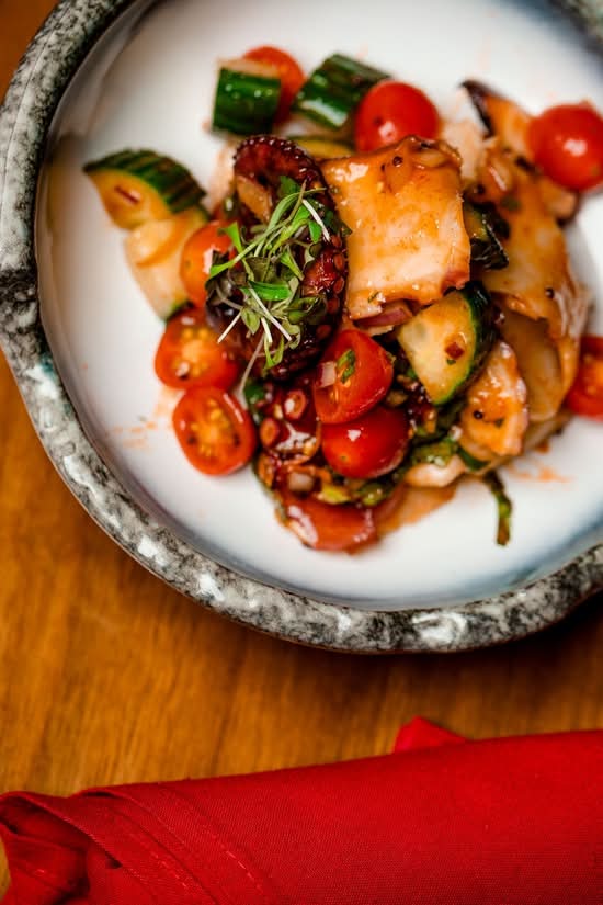 SPICY CONCH & OCTOPUS SALAD