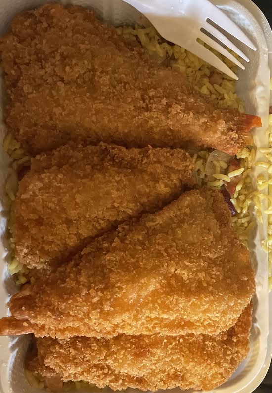 Fried Jumbo Shrimps (Plain)