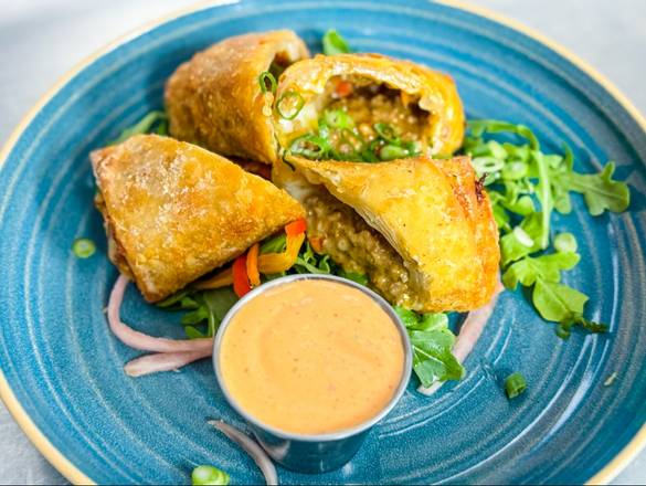 STEAK & CHEESE EGG ROLLS