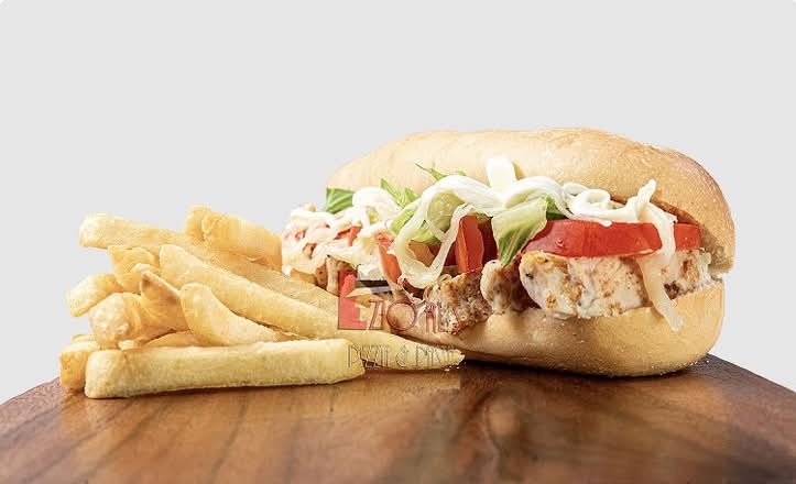 Grilled Chicken Sub with Side