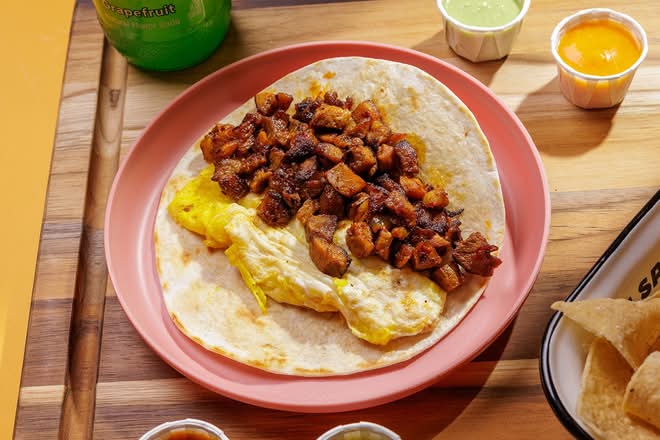 Pastor Breakfast Taco