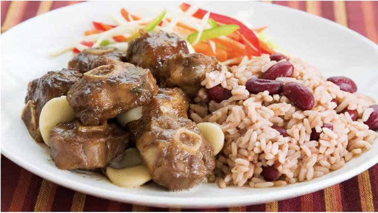 Jerk Chicken & Oxtail Combo