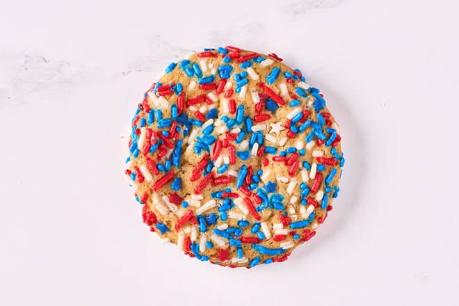 Stars & Stripes Sprinkles Cookie