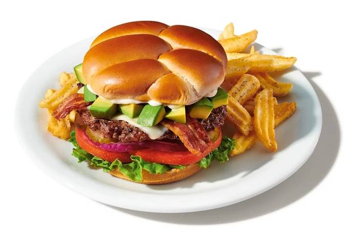 Bacon Avocado Cheeseburger