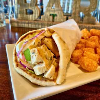 Grilled Chicken Pita Wrap