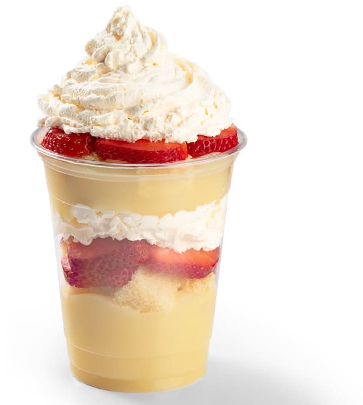 Strawberry Shortcake Pudding Parfait