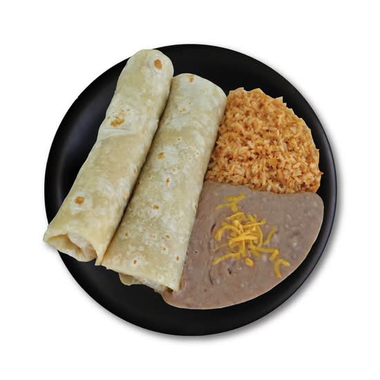 #7 Two Shredded Beef Burritos