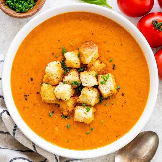 Tomato Basil Bisque Soup